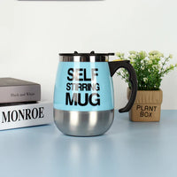 Electric Self-Stirring Coffee Mug – Automatic Stainless Steel Mixer Cup for Home, Office & Travel (401–500ml)